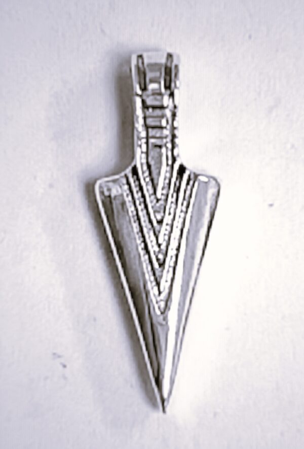 Colgante de plata Punta flecha del amor  25x10 mm P-1133 - Imagen 3