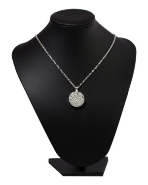 colgante para cenizas swarovski blanco