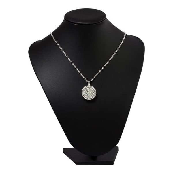 colgante para cenizas swarovski blanco