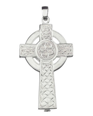 colgante para cenizas cruz celta de plata