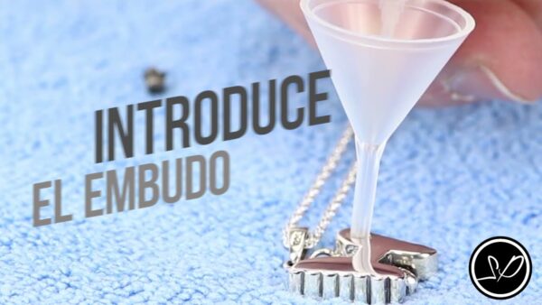 Colgante para Cenizas de Plata con Símbolo Infinito e Incrustaciones Elegantes - Joyas de Recuerdo - Imagen 4