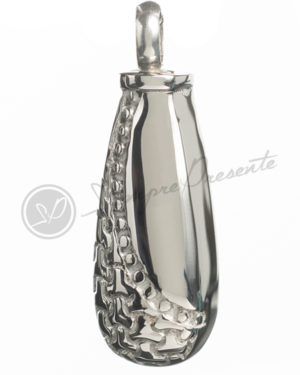 colgante para cenizas vertical con incrustaciones