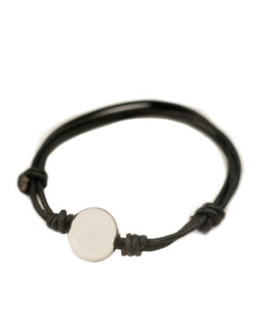 pulsera-cenizas-plata-cuero