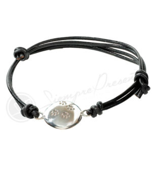 pulsera-para-cenizas-plata-cuero-huellas
